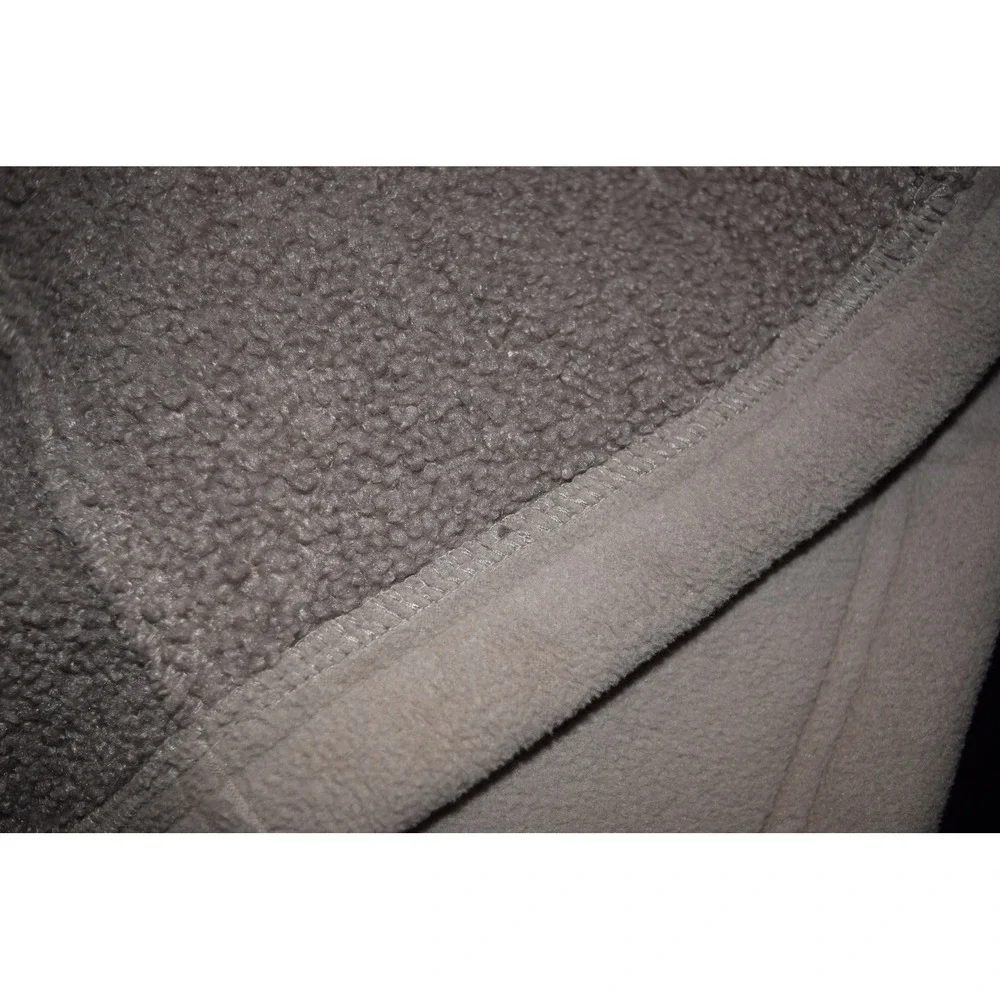 Kookaburra UGG Women's‎ Cozy Fleece Coat Hooded Zip Up Sherpa Trim Taupe Medium